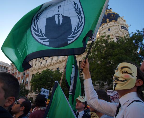 Anonymous en Madrid