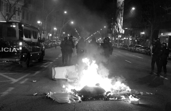 Disturbios en Santa María de la Cabeza